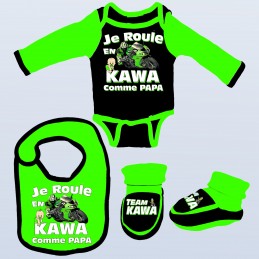 Coffret bébé Moto Kawa