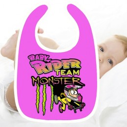 bavoir bébé motocross monster