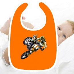 bavoir bébé motocross KTM N°1