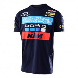 tee shirt Troy Lee Designs Team KTM Go Pro Bleu