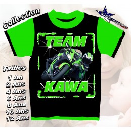 Tee-shirt  Moto route Kawasaki