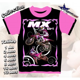 Tee-shirt  Moto cross Girl