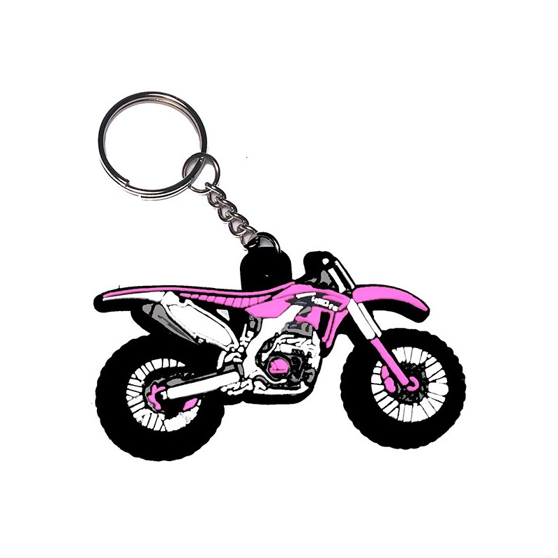Porte-clé moto cross