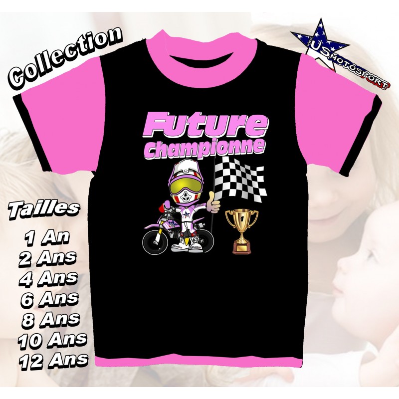 Tee-shirt enfant Moto Futur Champion