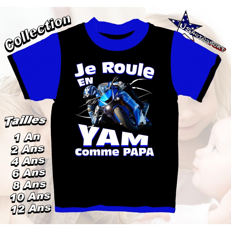 Tee-shirt  Moto route Yam