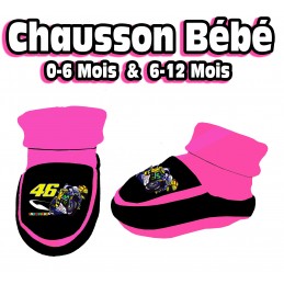 Chausson Bébé Moto Rossi