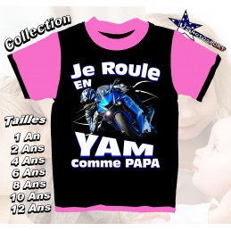 Tee-shirt rose Yamaha