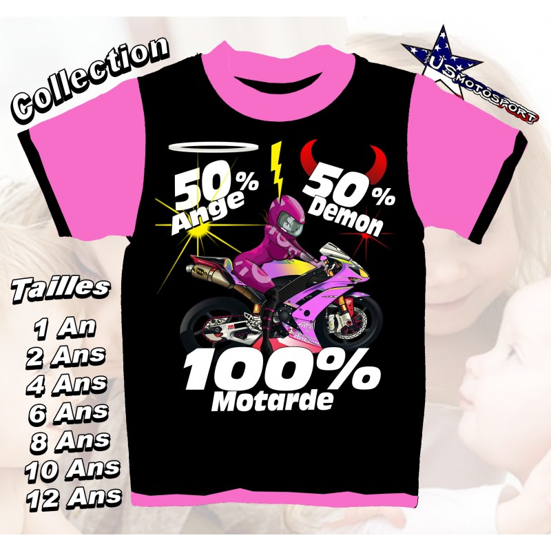 Tee-shirt  Moto route Girl