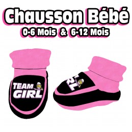 Chausson Bébé Moto Girl