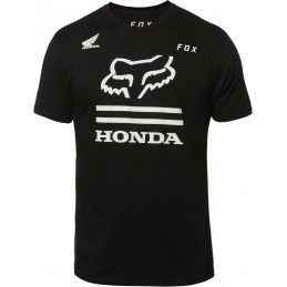 tee shirt FOX Honda Premium noir