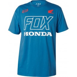 tee shirt FOX Honda SS Tech bleu