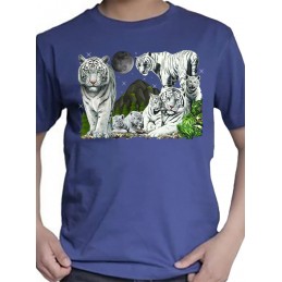 Tee Shirt humour Enfant tigre blanc