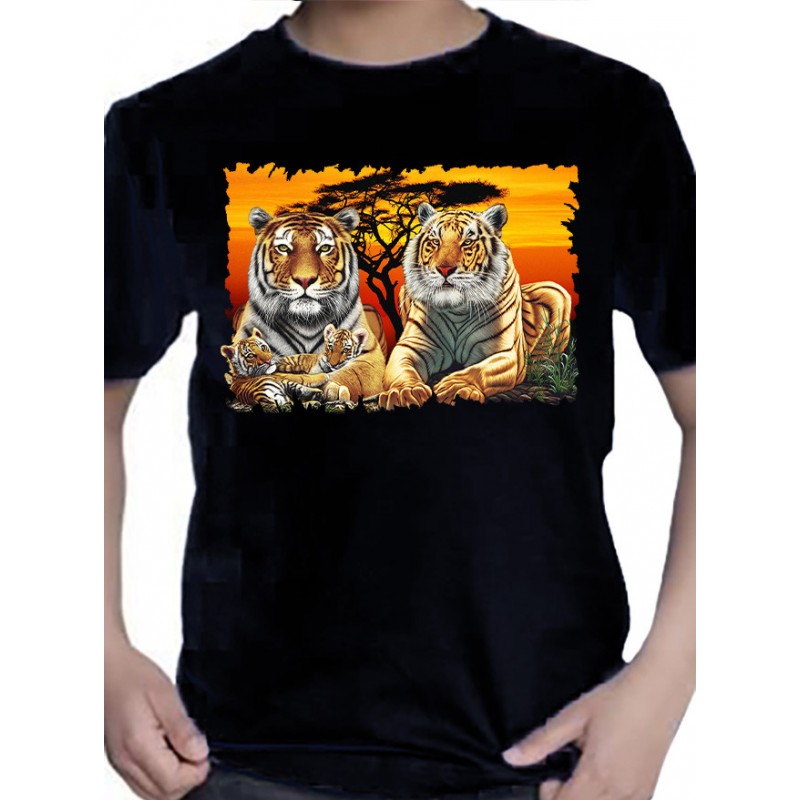 Tee Shirt humour Enfant tigre roux
