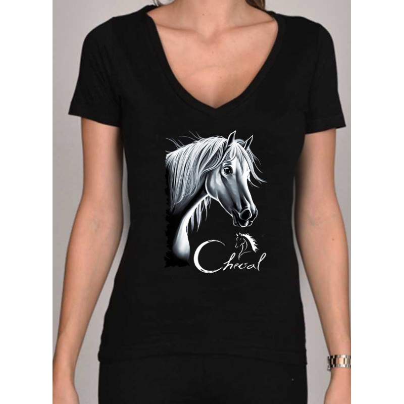 Tee Shirt femme Humour cheval