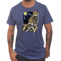 Tee Shirt  Loups Lune