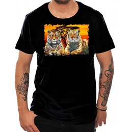 Tee Shirt  Tigre Roux