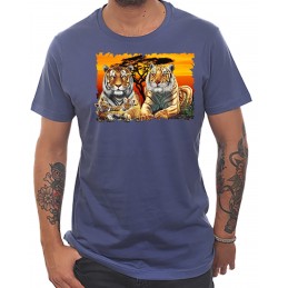 Tee Shirt  Tigre Roux