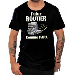 Tee Shirt Humour Routier Scania