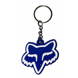 porte clé motocross fox bleu