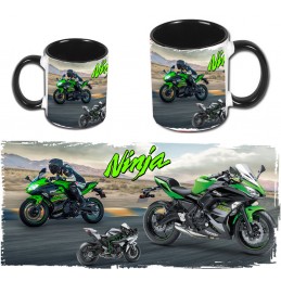 Mug moto imprimé Ninja