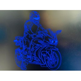 Lampe 3D Moto Cross