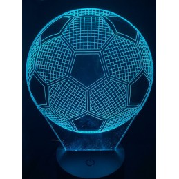 Lampe 3D LED Ballon de Foot - TechnoBoutique