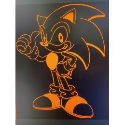 Lampe 3D  Sonic