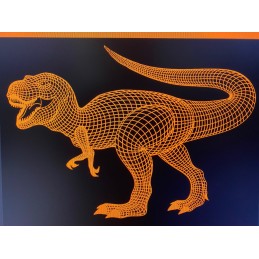 Lampe 3D Dinosaure